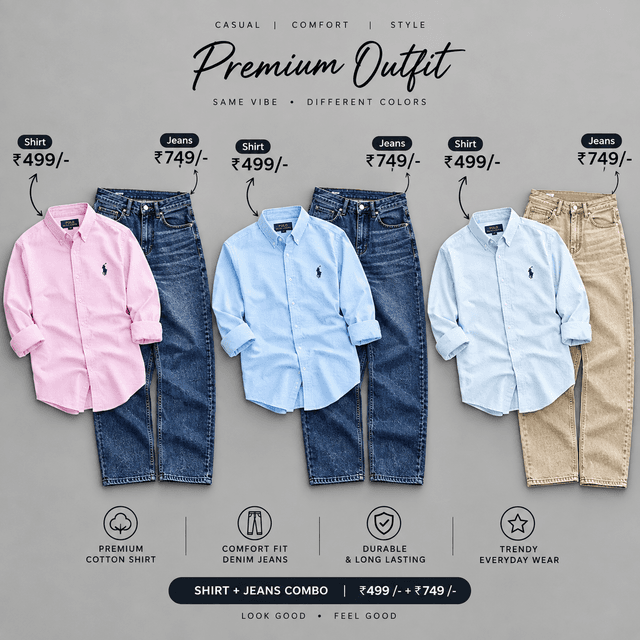 Essential Baggy Pants and shirt š COMBO